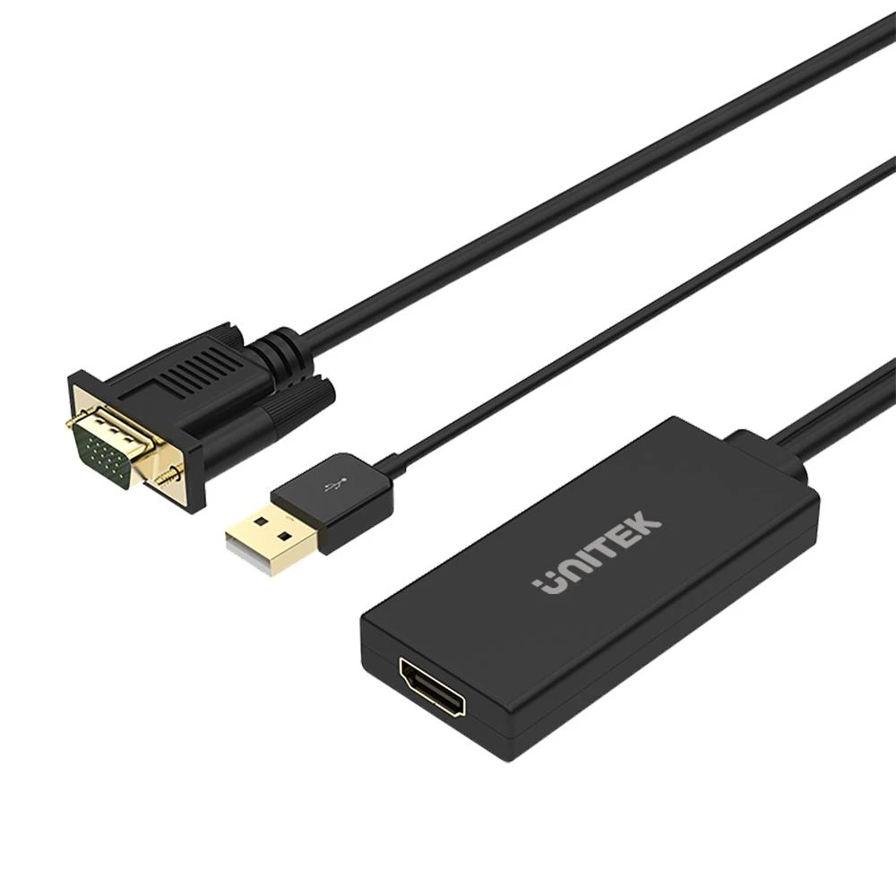 UNITEK Y-8711 VGA TO HDMI CONVERTER W/AUDIO
